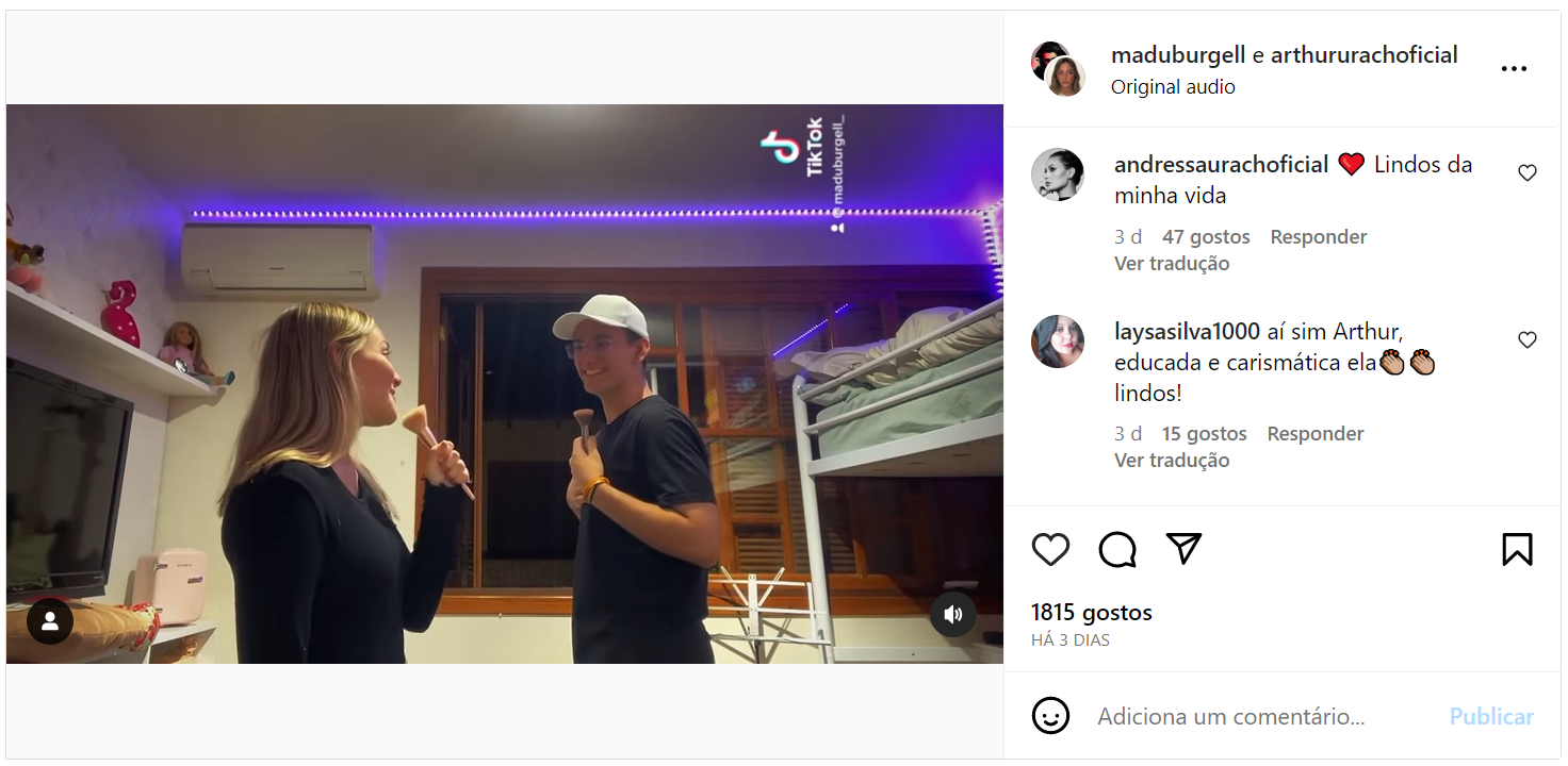 Andressa Urach comemora novo relacionamento do filho: ‘Lindos da minha vida’ 2 Andressa Urach comemora novo relacionamento do filho: ‘Lindos da minha vida’