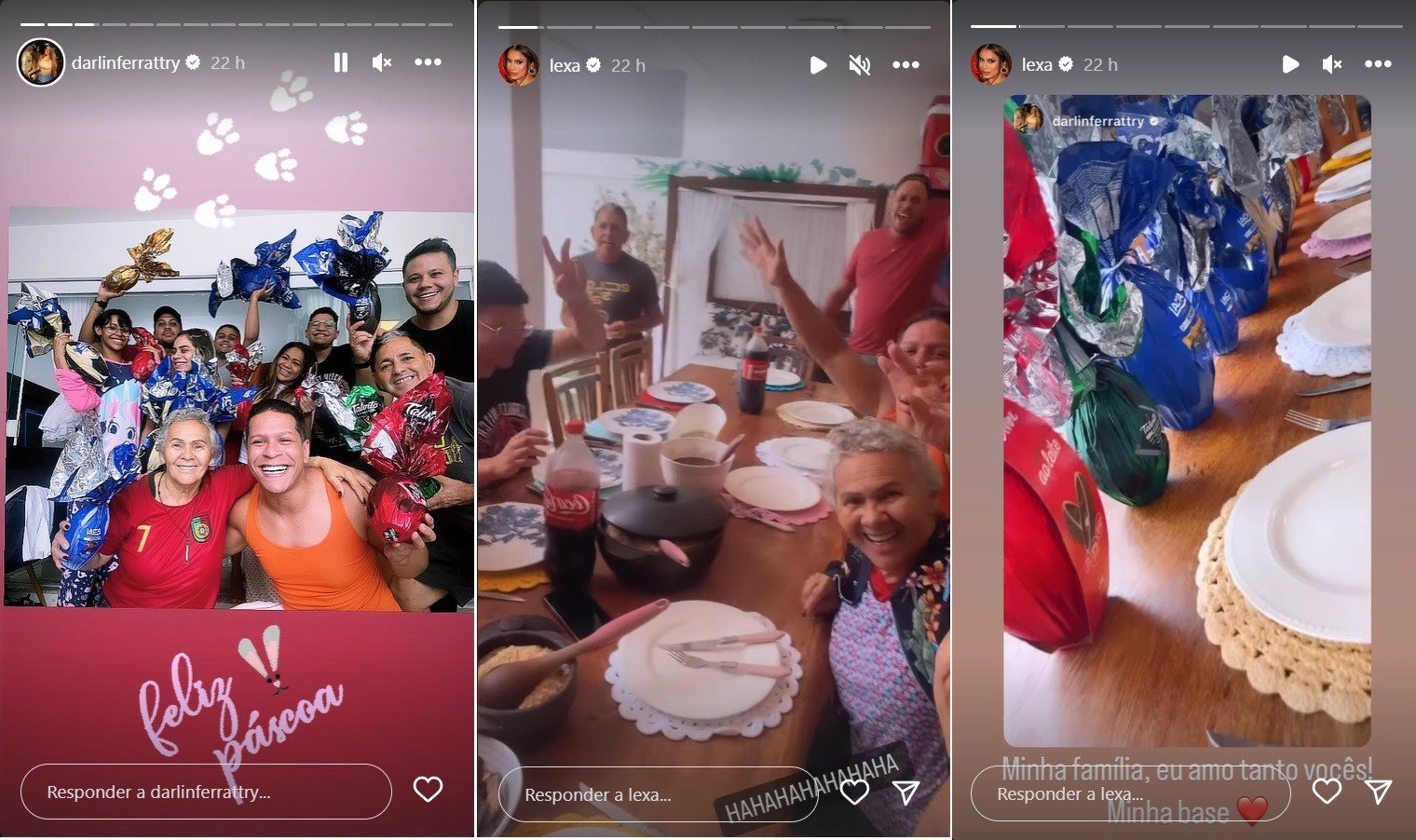 Em meio à crise no casamento, Lexa compartilha celebração da Páscoa sem MC Guimê 2 Em meio à crise no casamento, Lexa compartilha celebração da Páscoa sem MC Guimê