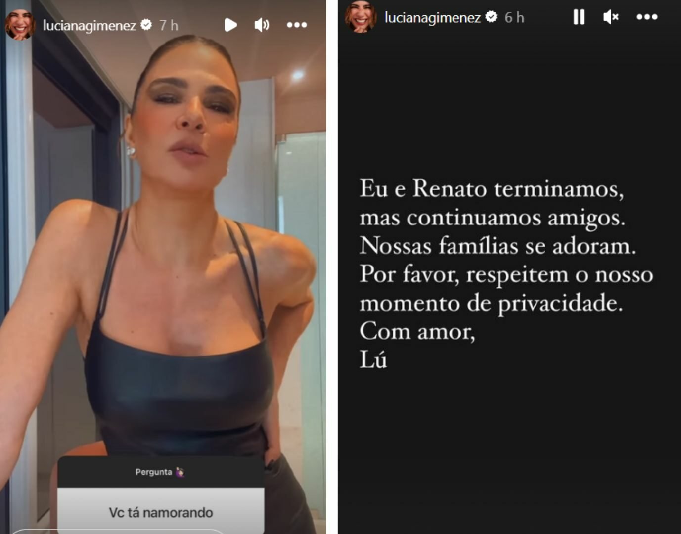 Chega ao fim o namoro de Luciana Gimenez e Renato Breia: 'Continuamos amigos' 4 Chega ao fim o namoro de Luciana Gimenez e Renato Breia: 'Continuamos amigos'