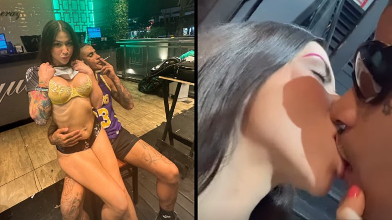 MC Pipokinha aparece ao beijos com cantor PK Delas