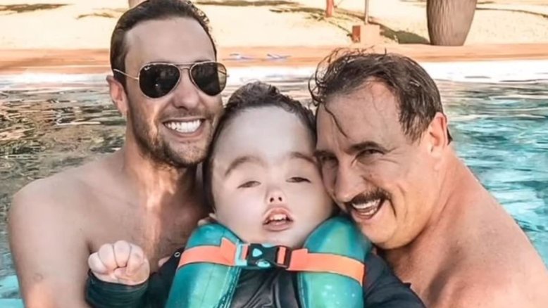 Ratinho comemora 5º aniversário do neto: 'Vovô te ama'