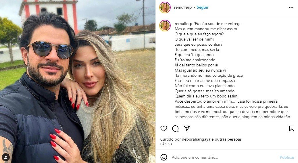 Ex-mulher de Victor Pecoraro assume novo namoro após traição do ator 2 Ex-mulher de Victor Pecoraro assume novo namoro após traição do ator