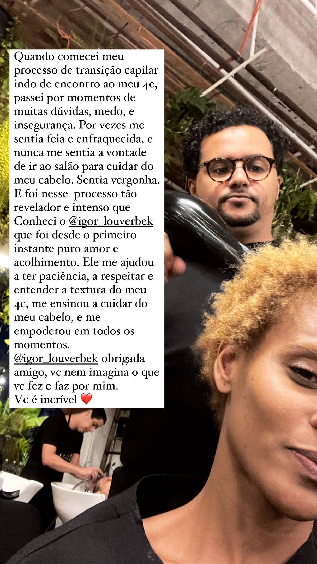 Ex-BBB Aline Wirley desabafa sobre transição capilar: ‘Medo e insegurança’ 3 Ex-BBB Aline Wirley fala sobre transição capilar e faz desabafo: ‘Medo e insegurança’