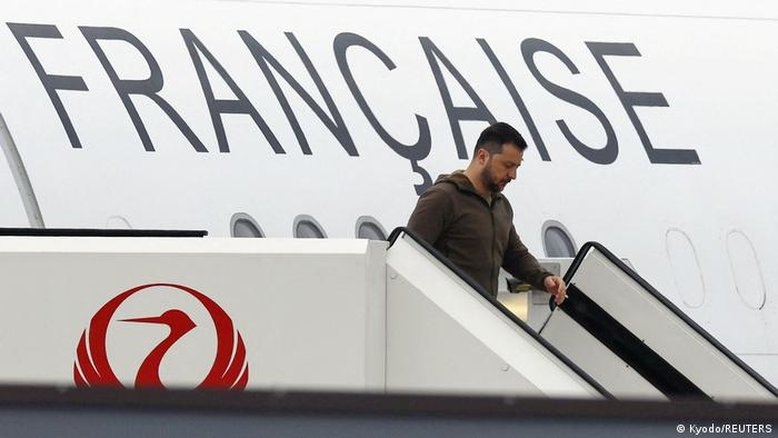 Zelenski chega ao Japão para cúpula do G7