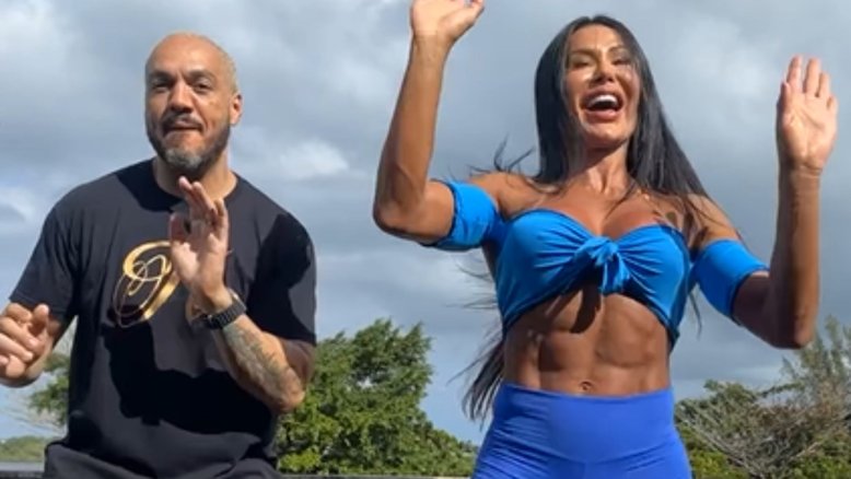 Belo e Gracyanne celebram 11 anos de casamento com dancinha e bom humor; veja