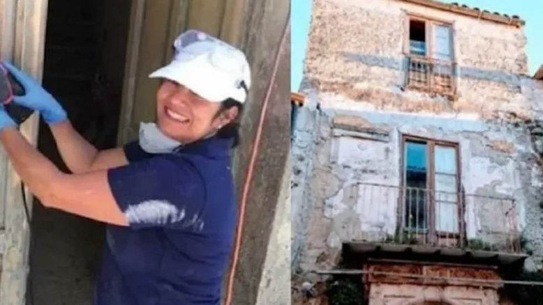Brasileira compra três casas na Itália por R$ 16 e reforma impressiona
