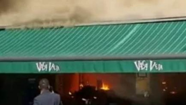 Incêndio atinge bar no Itaim Bibi (SP)