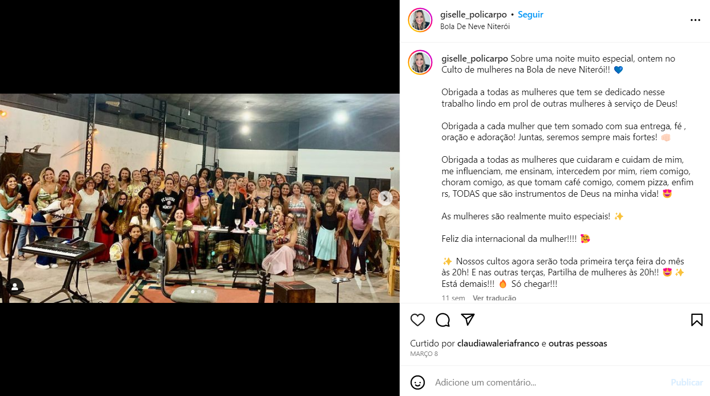 Atriz de 'Mulheres Apaixonadas', Giselle Policarpo é pastora há três anos 2 Atriz de 'Mulheres Apaixonadas', Giselle Policarpo é pastora há três anos