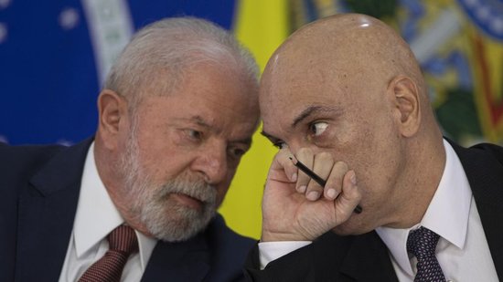 Lula e Alexandre de Moraes