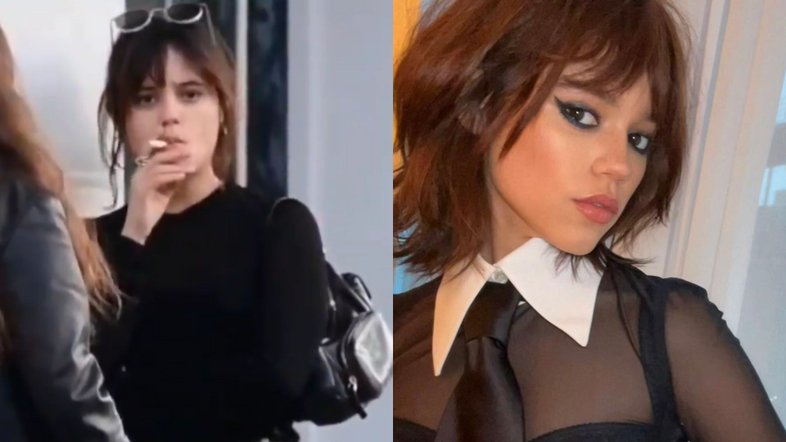 Estrela de 'Wandinha', Jenna Ortega surpreende fãs ao ser flagrada fumando