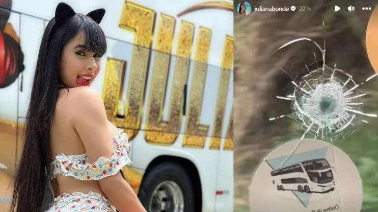 ônibus de juliana bonde