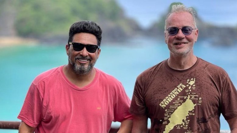 Luiz Fernando Guimarães faz declaração apaixonada ao marido: 'Meu moreno lindo'