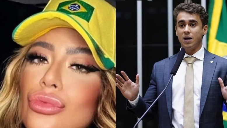 Bolsonarista, irmã de Neymar começa a seguir o deputado Nikolas Ferreira nas redes sociais