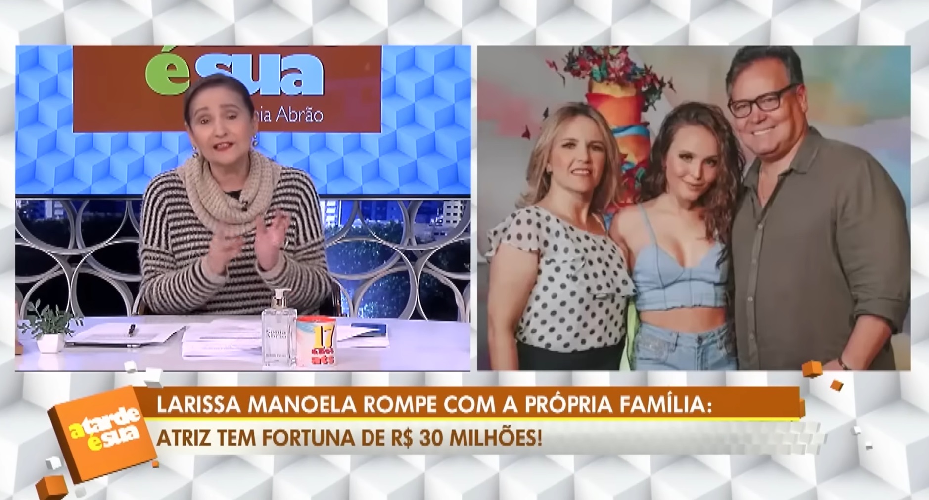 Sonia Abrão critica Larissa Manoela em meio a polêmica com os pais: ‘Cruel’ 