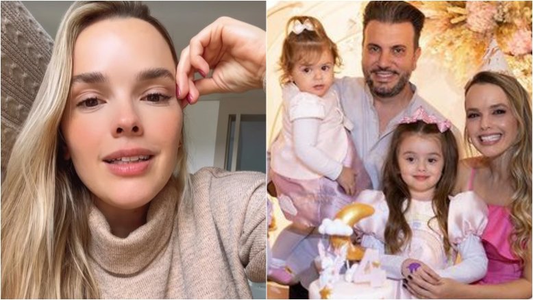 Thaeme Mariôto desabafa sobre estado de saúde da filha de 4 anos: ‘Saturação baixa’