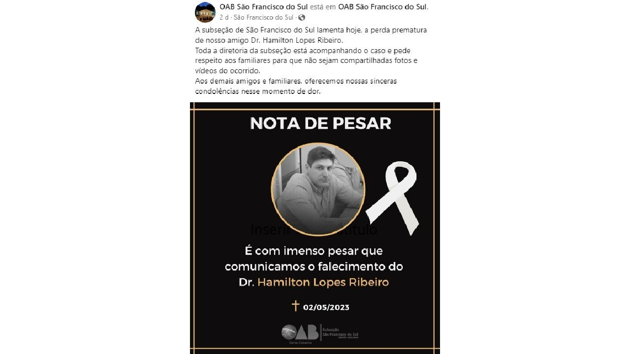 SC: Advogado é morto a tiros na frente de casa 4 SC: Advogado é morto a tiros na frente de casa