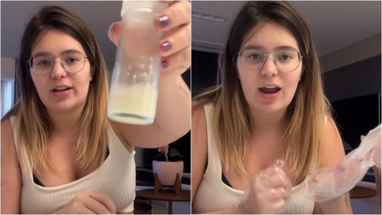 Viih Tube tem ideia inusitada com leite materno para recordar a fase de amamentação