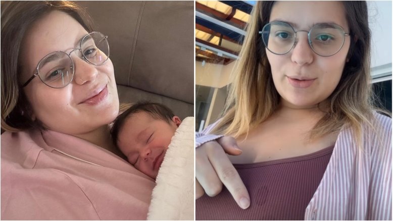 Viih Tube compartilha momento íntimo sobre maternidade e desabafa: ‘Vazando’