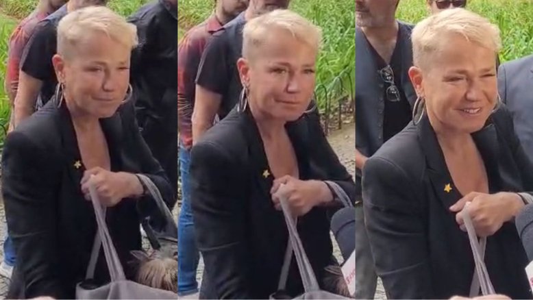 Xuxa é detonada por levar sua cachorrinha em velório de Rita Lee: 'Sem necessidade'