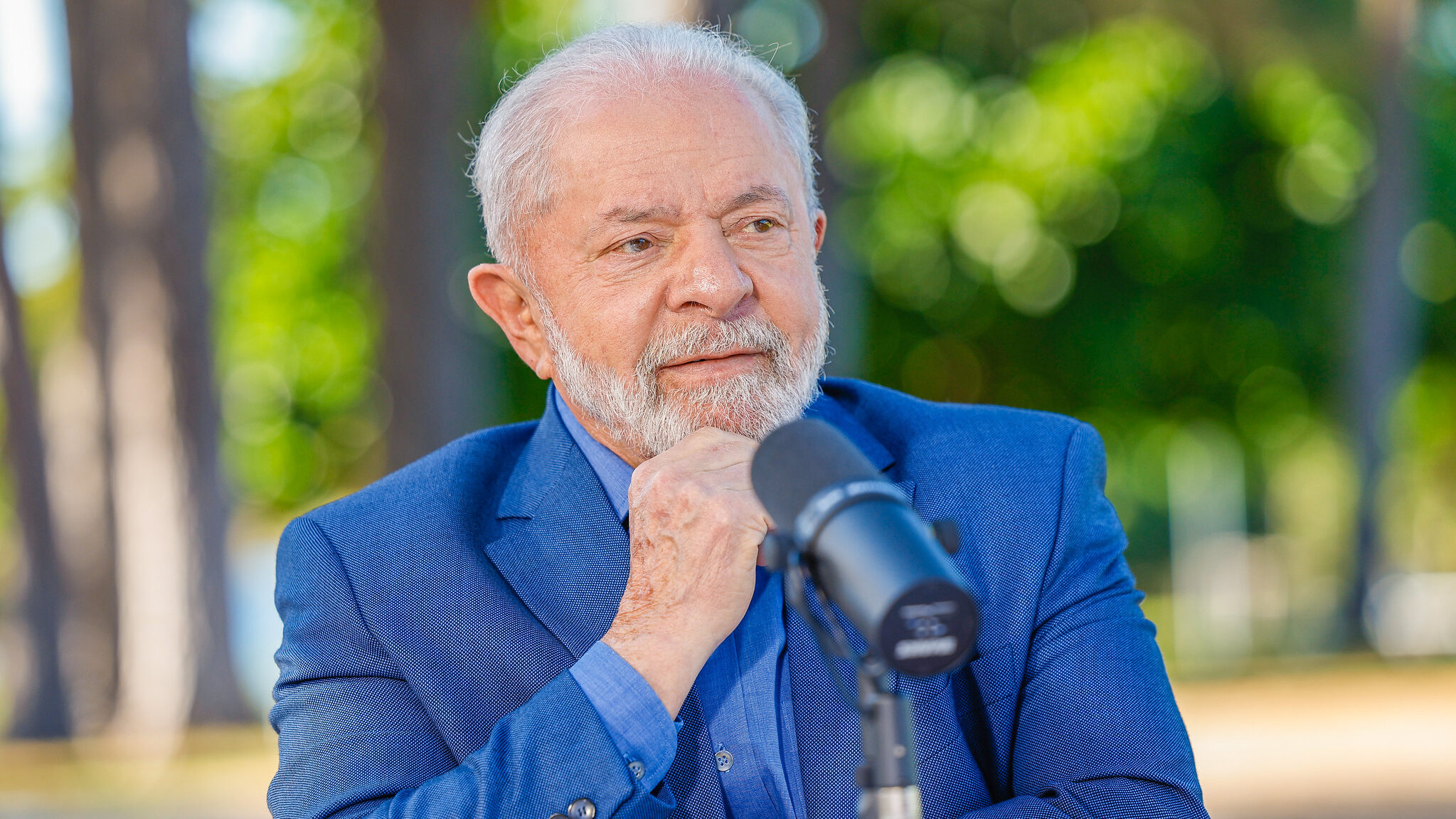 Presidente da República, Luiz Inácio Lula da Silva. Conversa com o Presidente no Palácio da Alvorada