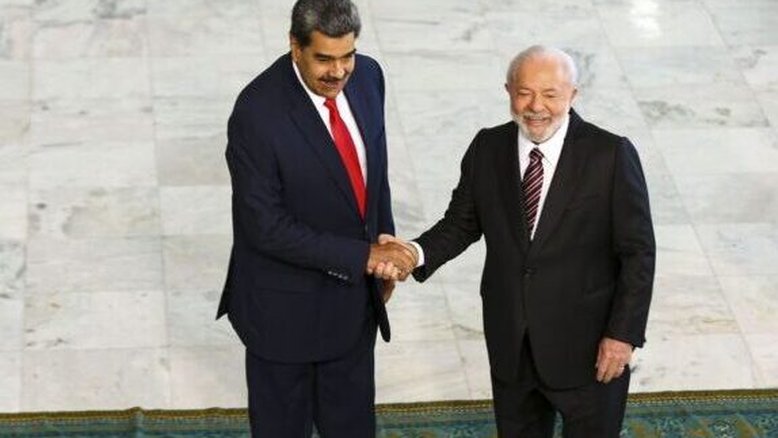 Os presidentes Nicolás Maduro (à esquerda) e Luiz Inácio Lula da Silva, de Venezuela e Brasil | Marcelo Camargo/Agência Brasil