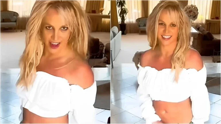 Britney Spears faz dancinha e comemora ganho de peso: 
