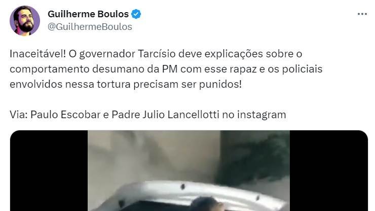 'Racismo institucional': Políticos pedem punição para PMs que amarraram homem negro durante prisão em SP 17 'Racismo institucional': Políticos pedem punição para PMs que amarraram homem negro durante prisão em SP