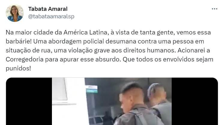 'Racismo institucional': Políticos pedem punição para PMs que amarraram homem negro durante prisão em SP 16 'Racismo institucional': Políticos pedem punição para PMs que amarraram homem negro durante prisão em SP