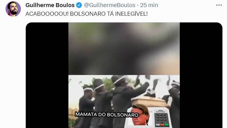 ‘Nosso grande dia’: políticos comemoram inelegibilidade de Bolsonaro 25 ‘Nosso grande dia’: políticos comemoram inelegibilidade de Bolsonaro