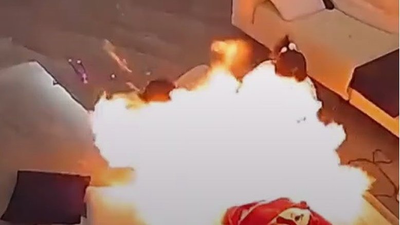 Vídeo: Brincadeira de bebê com balão de hidrogênio termina em queimaduras
