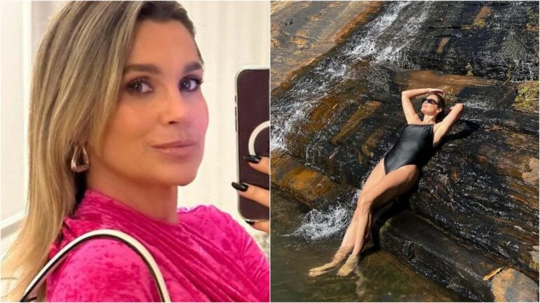 Flávia Alessandra desabafa após críticas por fotos de maiô: ‘Mil coisas absurdas’