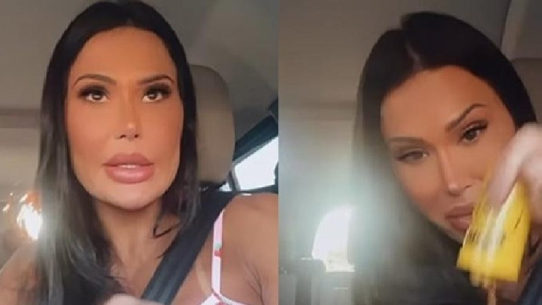 'Não dá pra sentir o gosto de azedo', diz Gracyanne Barbosa sobre 'truque' para comer marmita estragada