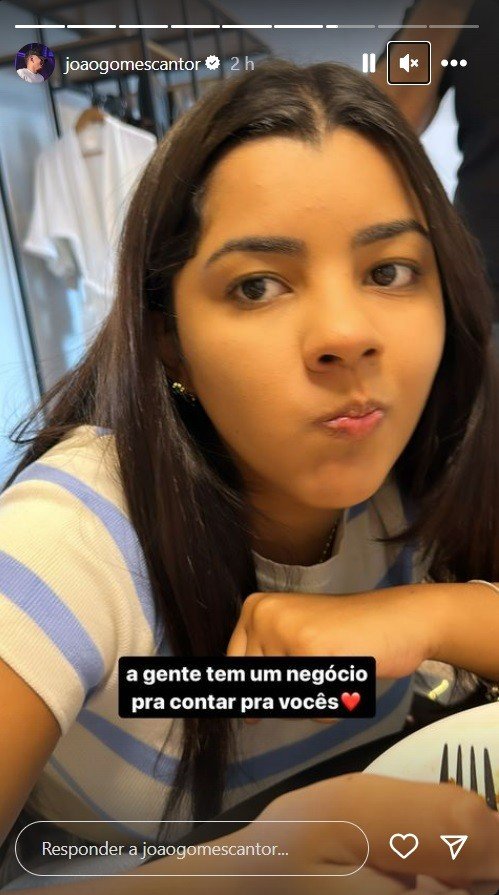Um mês após reatarem namoro, João Gomes e Ary Mirelle estão à espera do primeiro filho 5 Um mês após reatarem namoro, João Gomes e Ary Mirelle estão à espera do primeiro filho