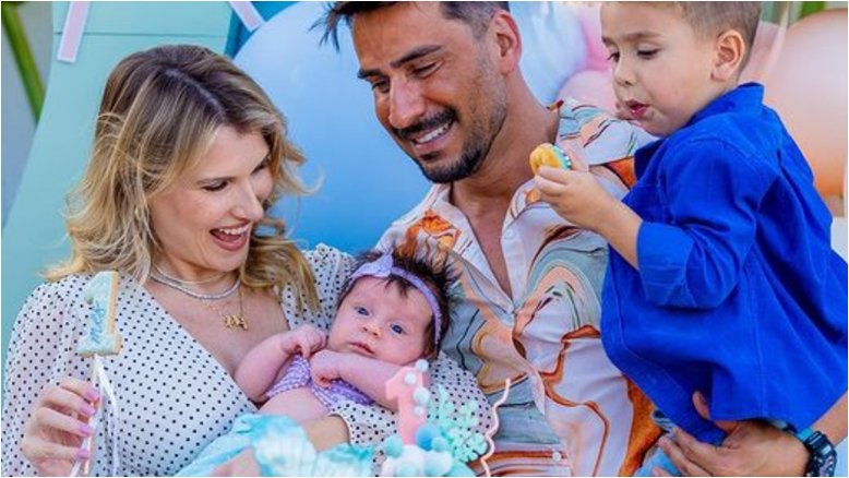 Julio Rocha celebra 1º mesversário da filha com festa da Pequena Sereia