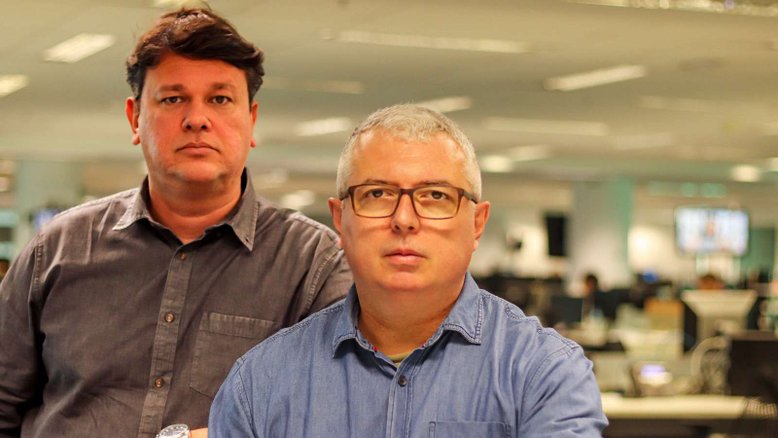 Os autores de 'Pedofilia na Igreja, Fábio Gusmão e Giampaolo Morgado Braga