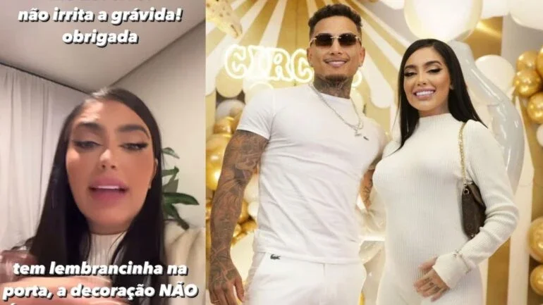 MC Mirella se revolta com roubo de decorações de chá revelação: 