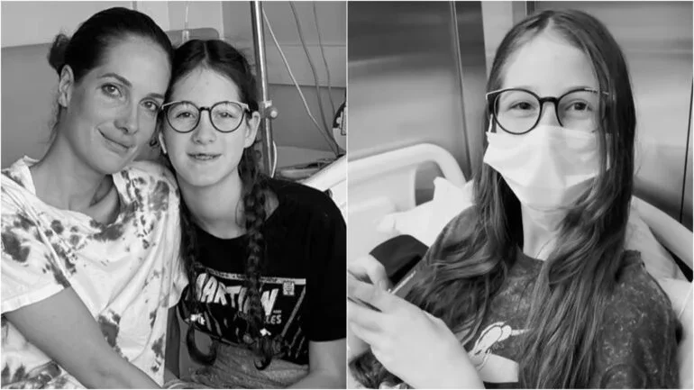Nora de Faustão, modelo Schynaider Moura comemora um ano de transplante cardíaco da filha