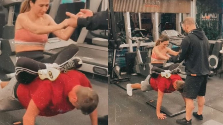 Tatá Werneck mostra treino com Rafa Vitti e web tira sarro: 'Exploração de marido'