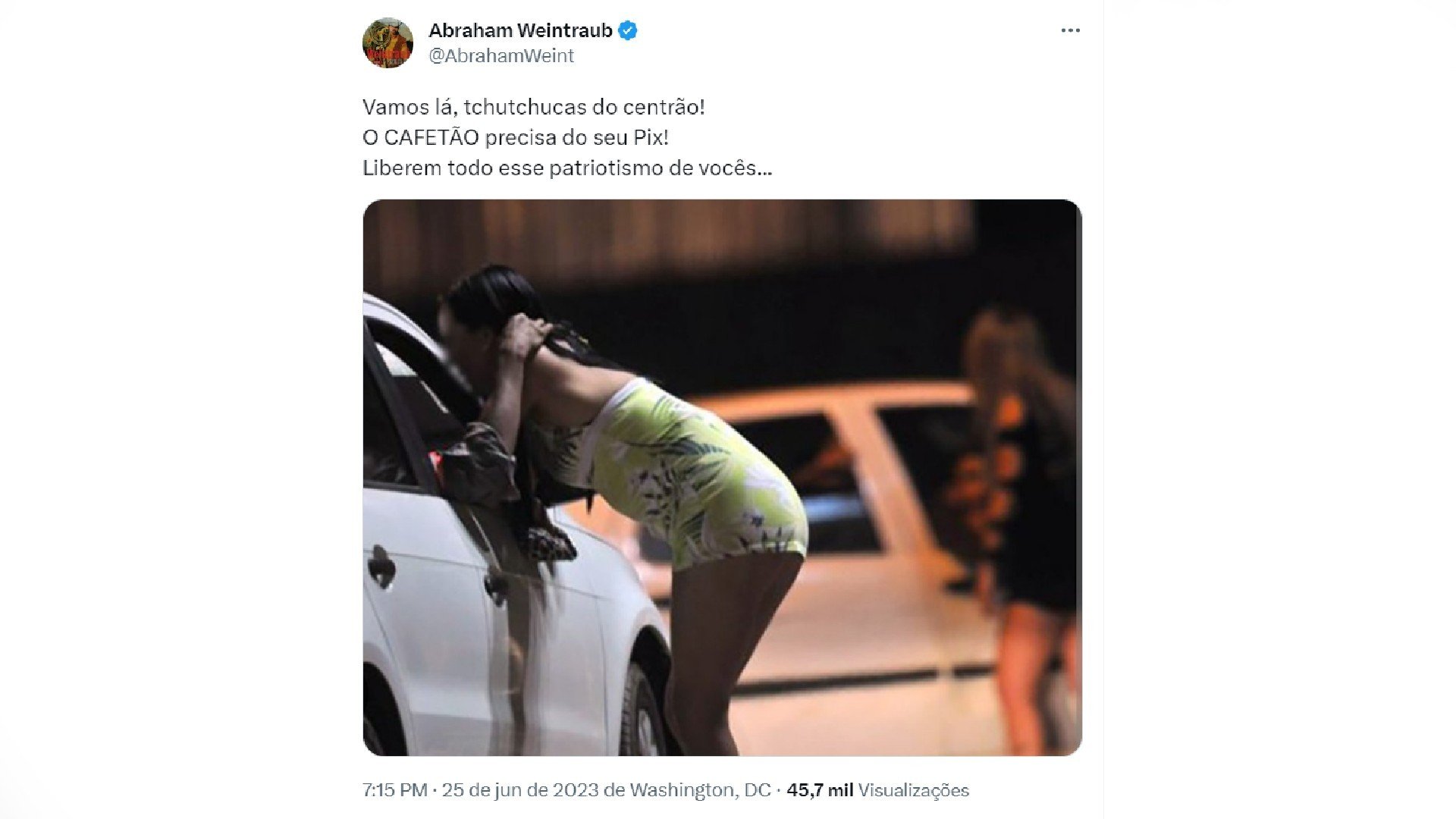 Weintraub ironiza Bolsonaro por pedir doações: ‘O cafetão precisa do seu Pix’ 7 Weintraub ironiza Bolsonaro por pedir doações: ‘O cafetão precisa do seu Pix’
