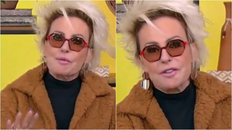 Ana Maria Braga explica uso de óculos escuros na TV: ‘Corte na córnea'