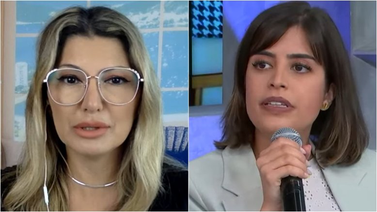 Antonia Fontenelle rebate comentário de deputada e bate boca ao vivo
