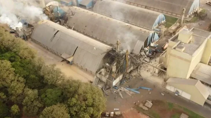 PR: sobe para oito o número de mortos após explosão em silo de cooperativa