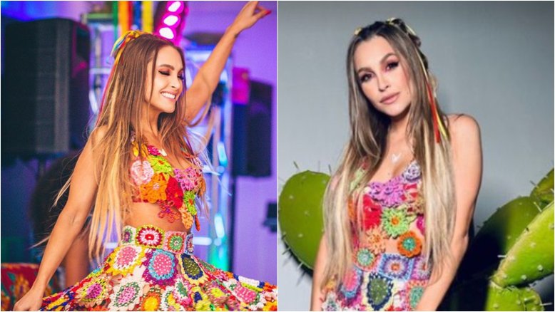 Carla Diaz reúne amigos em Festa Junina com brincadeiras e comidas típicas: 'Diaz de Arraiá'
