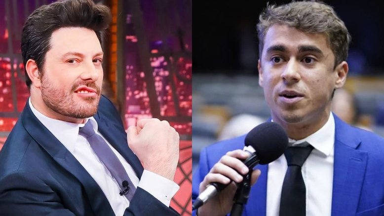 Danilo Gentili e Nikolas Ferreira