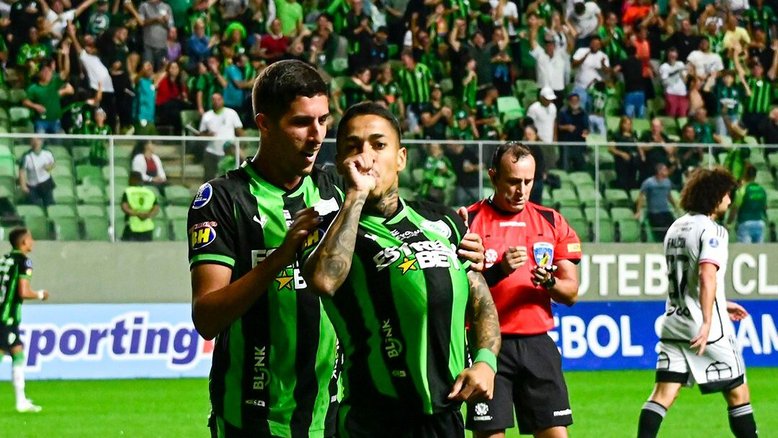 América-MG goleia Colo Colo e irá enfrentar o Red Bull Bragantino nas oitavas da Sul-Americana