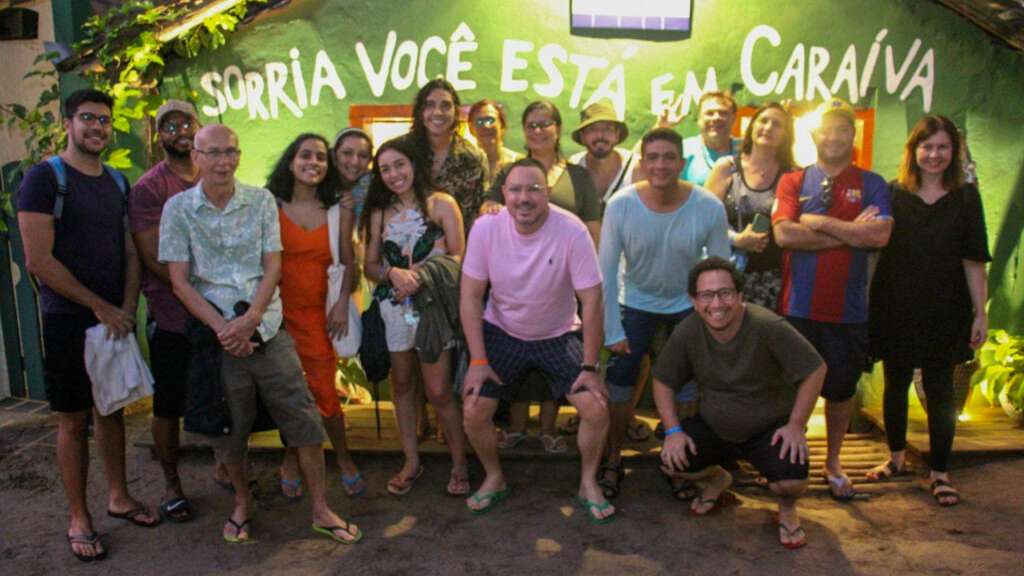 Grupo de jornalistas visita Caraíva