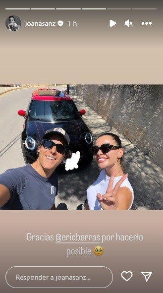 Separada de Daniel Alves, Joana Sanz comemora compra de novo carro, avaliado em R$ 300 mil 5 Separada de Daniel Alves, Joana Sanz comemora compra de novo carro, avaliado em R$ 300 mil