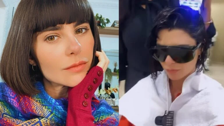 Atriz Julianne Trevisol faz tratamento para alopecia