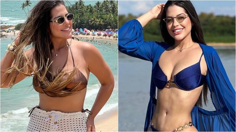 Em pose de biquíni, ex-BBB Laís Caldas apresenta resultado de lipo lad, dois meses após cirurgia