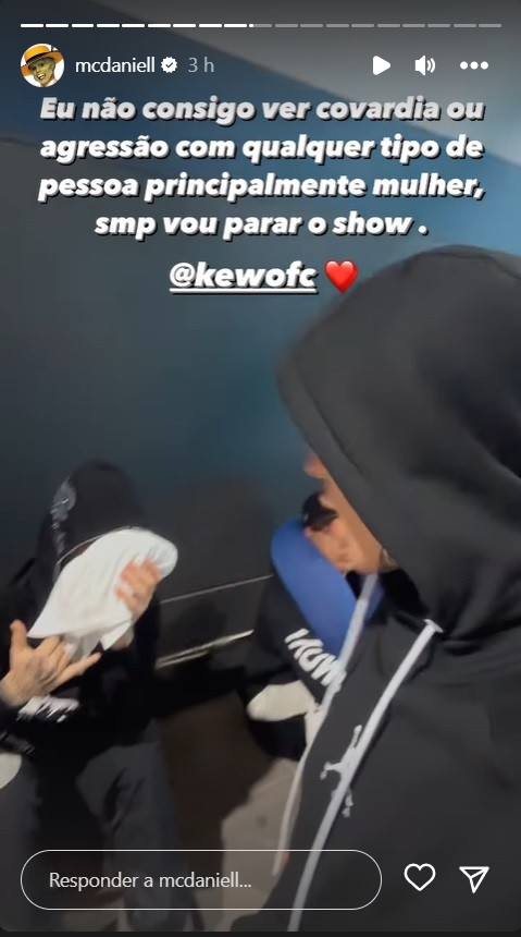 MC Daniel se manifesta após confusão em seu show: 'Não sou conivente com agressão'